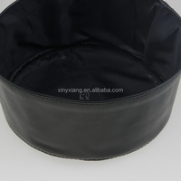 Topi Kufi Kulit Hitam Grosir Pabrik, Topi Muslim Pria Kulit untuk Sholat, Peci Turki, Topi India, Topi Kufi