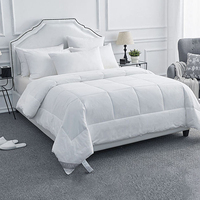 Couette en duvet de canard épaisse en coton 100% blanc, hôtel de luxe 5 étoiles