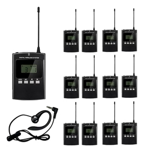 Best Quality Two-Way Wireless Audio Tour Guide System Training <strong>Walkie</strong> <strong>Talkie</strong> For Travel - Product Image 1