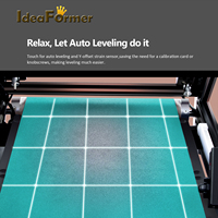 Imprimante 3D IdeaFormer IR3 V2 à Axe Z Infini, Tapis Roulant en Acier 250*250mm, Micrologiciel Klipper, Impression Rapide/en Série, Nivellement Automatique
