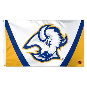 Schnelle Lieferung NHL Teams Custom Design Drucken Buffalo Sabres Flag