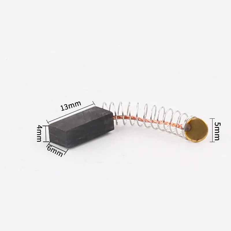 Customization Carbon Brush High Resistivity fit for 24V DC Motor/Electric Motor by Size