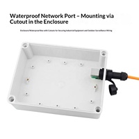 Connecteur de câble réseau RJ45 étanche, prise aviation, adaptateur de montage sur panneau RJ45, câble d'extension