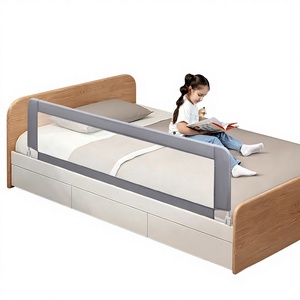 Barrières <span class=keywords><strong>de</strong></span> <span class=keywords><strong>lit</strong></span> pour bébé - Garde-corps anti-chute pour bébé - Plaques <span class=keywords><strong>de</strong></span> <span class=keywords><strong>protection</strong></span> latérales - Applicabilité universelle - Product Image 1