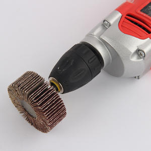 Cabezal Abrasivo Cilíndrico con Impulsor y Rueda de Láminas Montado en Eje para Tareas de Pulido - Product Image 2