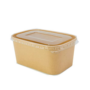 Recipiente de papel Kraft calentable de 750ml para galletas, ensalada, azúcar, merienda, leche, hamburguesa, para impresión en relieve - Product Image 2