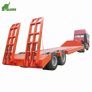Remolque <span class=keywords><strong>de</strong></span> Camión <span class=keywords><strong>de</strong></span> 2 Ejes, Remolque <span class=keywords><strong>de</strong></span> Plataforma Baja, 20/30 Toneladas, Mejor Precio - Product Image 2