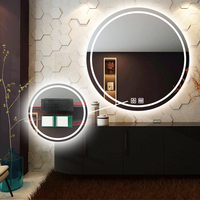 MARVEL ONE DC12V/24V Contrôleur d'éclairage LED anti-buée avec interrupteur à capteur tactile double bouton 60W 1h Arrêt intelligent pour miroir Fourniture d'usine