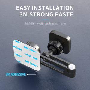 Nouveau support de téléphone magnétique Invisible pliable en alliage d'aluminium <span class=keywords><strong>à</strong></span> Rotation libre 360 pour voiture - Product Image 4