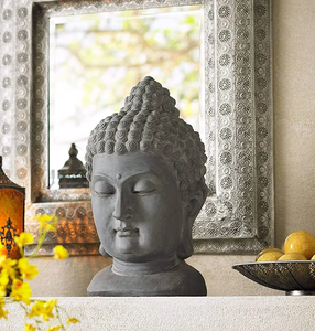 Statue de <span class=keywords><strong>bouddha</strong></span> de Style moderne Offre Spéciale, Sculpture de tête de <span class=keywords><strong>bouddha</strong></span> en granit, Statue de <span class=keywords><strong>bouddha</strong></span> géant - Product Image 4