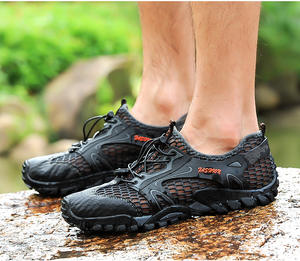 Chaussures de production professionnelle de <span class=keywords><strong>montagne</strong></span>, en fibre de carbone, en cuir pour hommes, antichoc, chaussures de randonnée d'été - Product Image 6