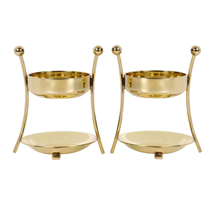 Quemador de incienso de latón para Yoga y meditación Fragancia para el hogar y purificador de aire Difusor de aromaterapia de metal para decoración de habitación - Product Image 1