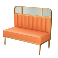 Ensemble de meubles de salle à manger de style moderne de luxe personnalisé pour hôtel, restaurant commercial, banquettes et chaises