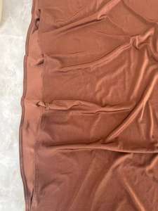 新しいトレンドグッドステッチプレミアムリキッドジャージーヒジャーブさわやかな軽量非シースルー微妙な光沢のあるジャージースカーフイスラム教徒 - Product Image 4