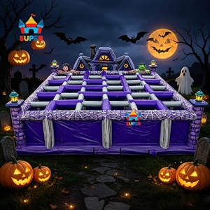 Laberinto Inflable <span class=keywords><strong>de</strong></span> Halloween para Niños, con Temática <span class=keywords><strong>de</strong></span> Frankenstein, Tamaño Personalizado, para Alquiler en Eventos Festivos - Product Image 5