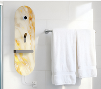Sèche-serviettes électrique intelligent à thermostat pour salle de bain, à économie d'énergie