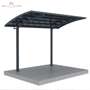 Auvent de voiture en aluminium à portée transparente-Conception sans colonne pour un espace de stationnement dégagé et un <span class=keywords><strong>kit</strong></span> d'abri de voiture en aluminium à installation rapide - Product Image 5