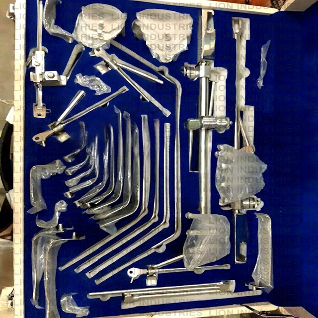 Medical devices & Supplies Stainless Steel Thompson Retractor Complete Set Orthopedic Thompson Retractor Set By Med Innovations