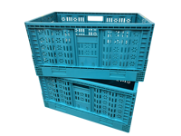 Conteneur de stockage logistique pliable en plastique PP Tourtop - Empilable, ventilé, durable, écologique et recyclable