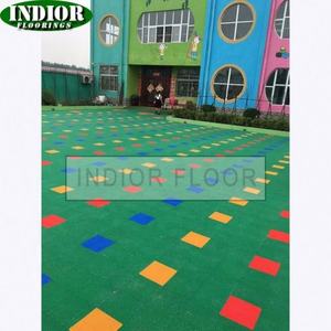 Revêtement de sol sportif <span class=keywords><strong>Gerflor</strong></span> Taraflex de style moderne pour l'extérieur, <span class=keywords><strong>carrelage</strong></span> de sol de basketball avec capacité de conception graphique - Product Image 3