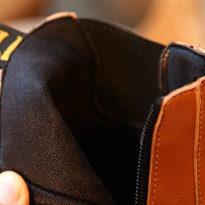 Sepatu Bot Anak Perempuan untuk Musim Semi dan Gugur dengan Ritsleting Samping, Anti-Selip, Kulit, Hangat, Kapas, EVA, Bermotif untuk Musim Panas. - Product Image 4