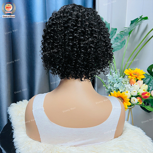 Parrucche per bambini con capelli umani 100% di alta qualità 4x4 pizzo anteriore 8-10 pollici di lunghezza per capelli crespi riccia corta <span class=keywords><strong>parrucca</strong></span> per bambini - Product Image 3