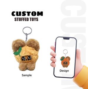 OEM ODM <span class=keywords><strong>Anime</strong></span> Kawaii Sevimli Aslan Süper Yumuşak Peluş PP Pamuk Özel Anahtarlık - Product Image 1