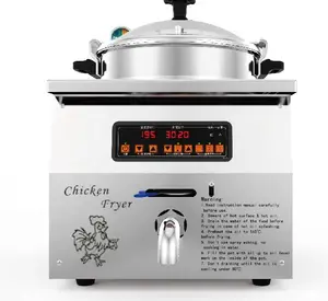 Druk Friteuse Broaster Kip Machine Gas Met Oliefilter Pomp Gas Kfc Friteuse Onderdelen Kartonnen Doos 8 Psi Online Ondersteuning