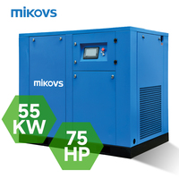 Compresseur d'air à vis 75hp 100hp 120hp 150hp 8bar 45kw 55kw 75KW 90KW 500l 600L 1000L Machine de compresseur d'air