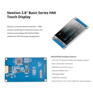 NEXTION NX3224T028 - จอแสดงผลสัมผัส HMI สีเต็มรูปแบบขนาด 2.8 นิ้ว ซีรีส์พื้นฐาน โมดูล TFT LCD พร้อมโปรแกรม Nextion Editor สำหรับโปรเจกต์ HMI GUI L106 - Product Image 2
