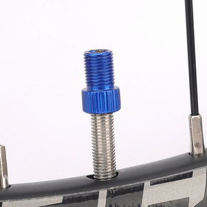 Adaptateur de bouchons de pneus en aluminium de type Schrader à valve de vélo de route de taille personnalisée à bouchons de pneus de voiture <span class=keywords><strong>Presta</strong></span> / français - Product Image 6