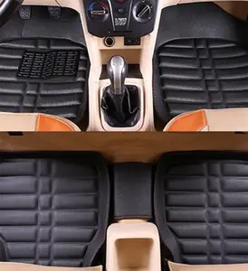 Factory Wholesale Customized universal Leather Car Carpet Floor Mat