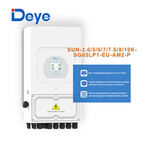 Deye MPPT混合太阳能逆变器10kW高效单相纯正弦波并网逆变器，适用于家庭储能 - Product Image 1