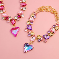 Collier de diamants pour animaux de compagnie Collier de chien et de chat avec pendentif d'amour