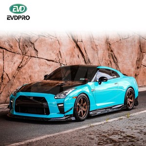 Alerones Delanteros de Fibra de Carbono Forjada Estilo EVD para Nissan GTR R35 Eba 2017-2021 - Product Image 5