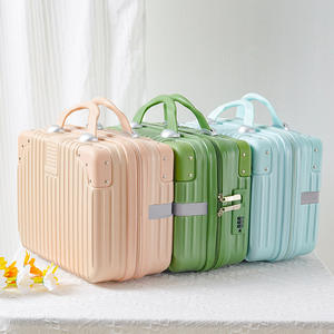 Boîte de rangement cosmétique légère portable de 14 pouces avec mot de passe verrouillable Valise d'embarquement étanche avec poignée souple - Product Image 2