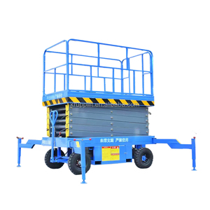 Plateforme élévatrice hydraulique portable 22M, élévateur à ciseaux mobile électrique, élévateur à chaîne motorisé pour -<span class=keywords><strong>Cg</strong></span> 100kg - Product Image 3