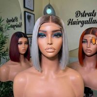 Peluca Bob con Cierre de Encaje HD 5x5 sin Pegamento, Doble Trama, Lisa, de Cabello Humano, Proveedores de Pelucas Frontales de Encaje al por Mayor, Pelucas de Cabello Vietnamita Virgen