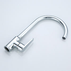 Grifo de cocina monomando contemporáneo con válvula de cerámica, rociador extraíble, montaje en encimera, acero inoxidable, agua fría y caliente - Product Image 1