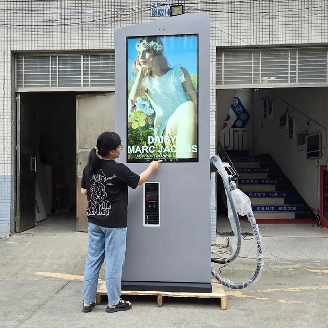 Factory Price Electric Vehicle Charging Piles Digital Signage Display with AC/DC EV Fast Charging Station Power Bank for Car