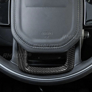 1 Pieza de Cubierta Inferior para Volante de Coche en Fibra de Carbono Real para Land Rover Range Rover Sport 2014-2020, Accesorios para Coche - Product Image 6