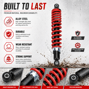 <span class=keywords><strong>Amortisseur</strong></span> arrière de 320 mm adapté aux quads, motos tout-terrain, karts, scooters et karts de golf chinois de 110cc, 150cc, 200cc, 250cc - Product Image 2