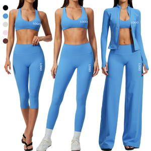 Leggings da Donna, Pantaloni Yoga a Zampa, Set Capri, Reggiseno da Donna Taglie Forti, Personalizza il Mio Logo su Giacca Yoga, Set Giacca Yoga - Product Image 1