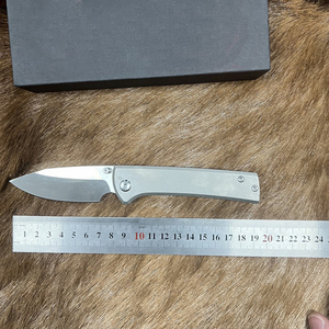 CNC chiến thuật cắm trại Dao Titan xử lý tự vệ săn bắn gấp lưỡi dao cao cấp M390 EDC Túi dao khung khóa - Product Image 6