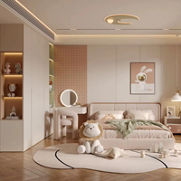 Système de dressing modulaire en bois mélaminé, armoire de rangement moderne pour chambre à coucher, design personnalisé écologique pour villa, salle à manger, salle de sport