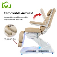 Fauteuil de Soin Cosmétique, Table de Massage Esthétique, Lit de Beauté Électrique pour Soins du Visage et Extensions de Cils