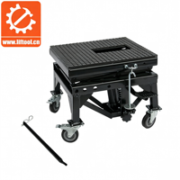 Vente flash - Table élévatrice à ciseaux hydraulique Liftool pour moto, VTT, quad avec garantie d'un an, taille 410x350 mm, vente en gros