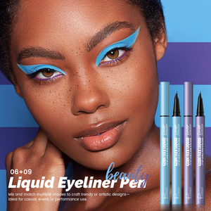 Label pribadi pena <span class=keywords><strong>Eyeliner</strong></span> cair pigmen tinggi tahan lama OEM/ODM pena <span class=keywords><strong>Eyeliner</strong></span> warna pelangi Anti noda tahan air - Product Image 2