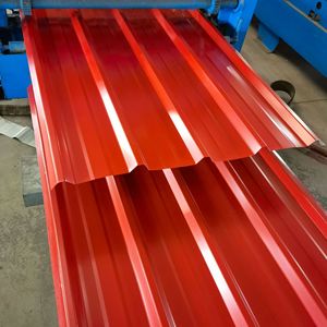วัสดุก่อสร้าง PPGI เหล็กเคลือบสีก่อนพ่นสี PPGL เหล็กเคลือบสี Galvalume แผ่นลูกฟูก - Product Image 3