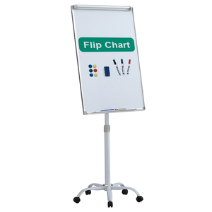 Support de tableau blanc mobile en aluminium 70*100cm pour hôpital, tableau blanc mobile sécurisé pour enfants, tableau à roulettes - Product Image 2
